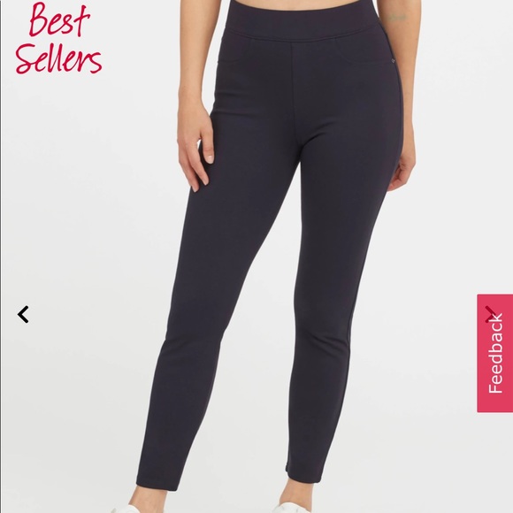 Spanx The Perfect Pant Ankle 4-Pocket in Black - Picture 6 of 6